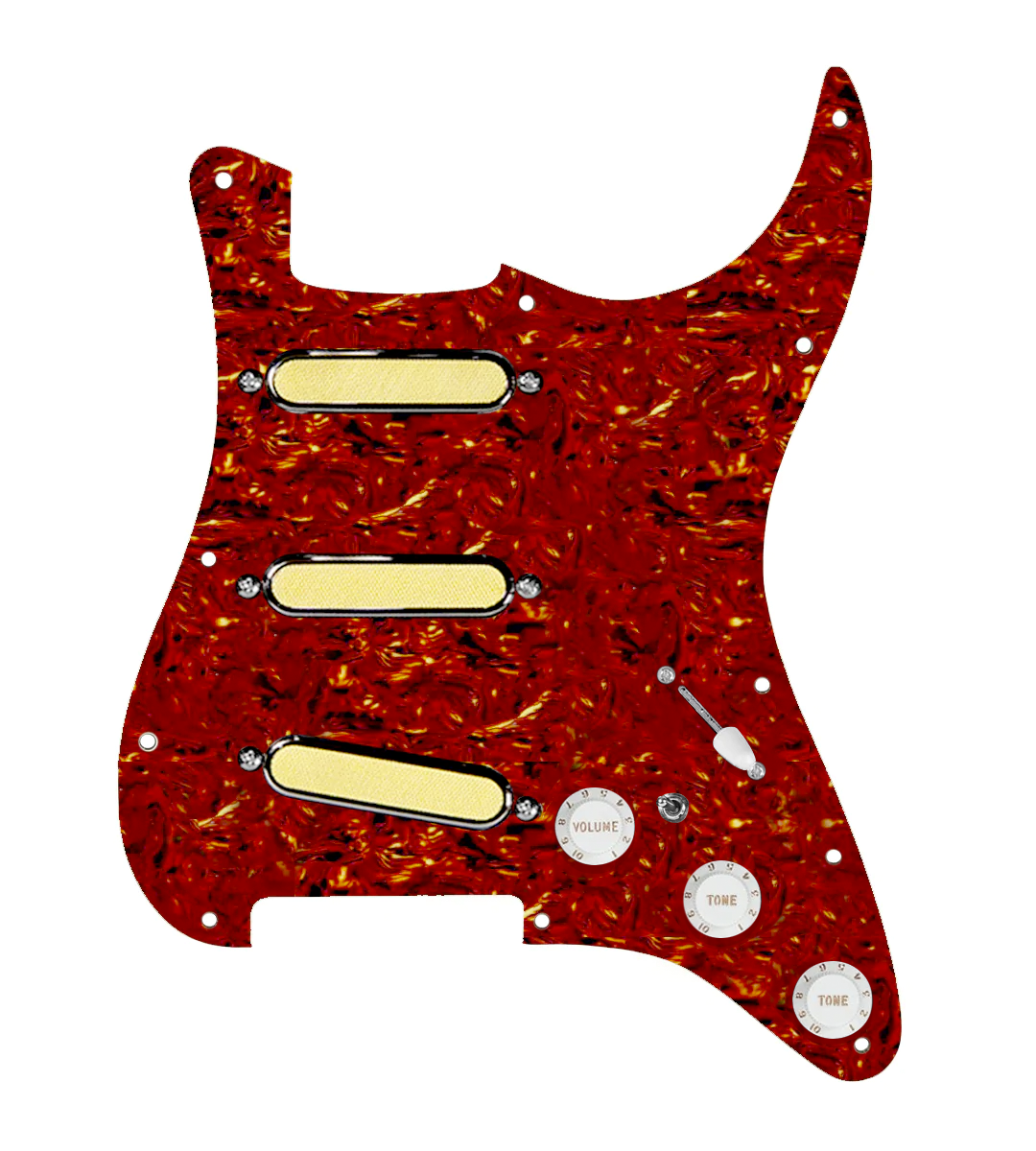 Find your Gold Foil Loaded Pickguard for Stratocasters® - SLPG-GLDFL-W ...